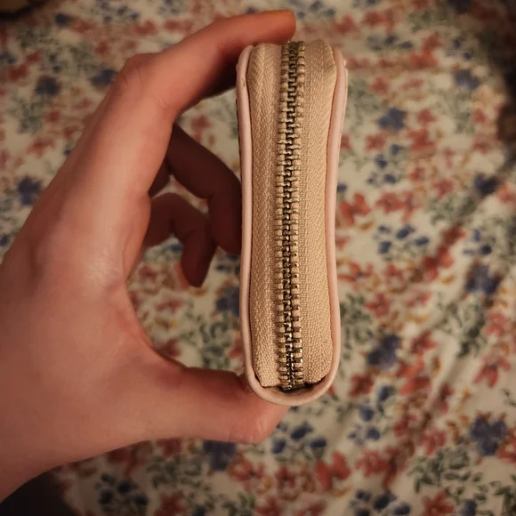 Coach Signature Canvas Zip-Around Wallet – Light Pink Trim - Picture 15 of 16